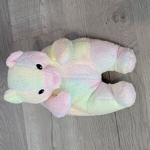 Vintage 1999 TY Bearbaby Pillow Pal Rattle plush tie dye